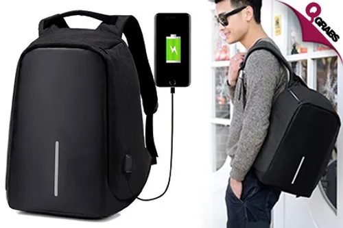 From QR89 Stay Safe & Tech-Savvy with an Anti-Theft USB Supported Backpack! (Up to QR149 Value)
